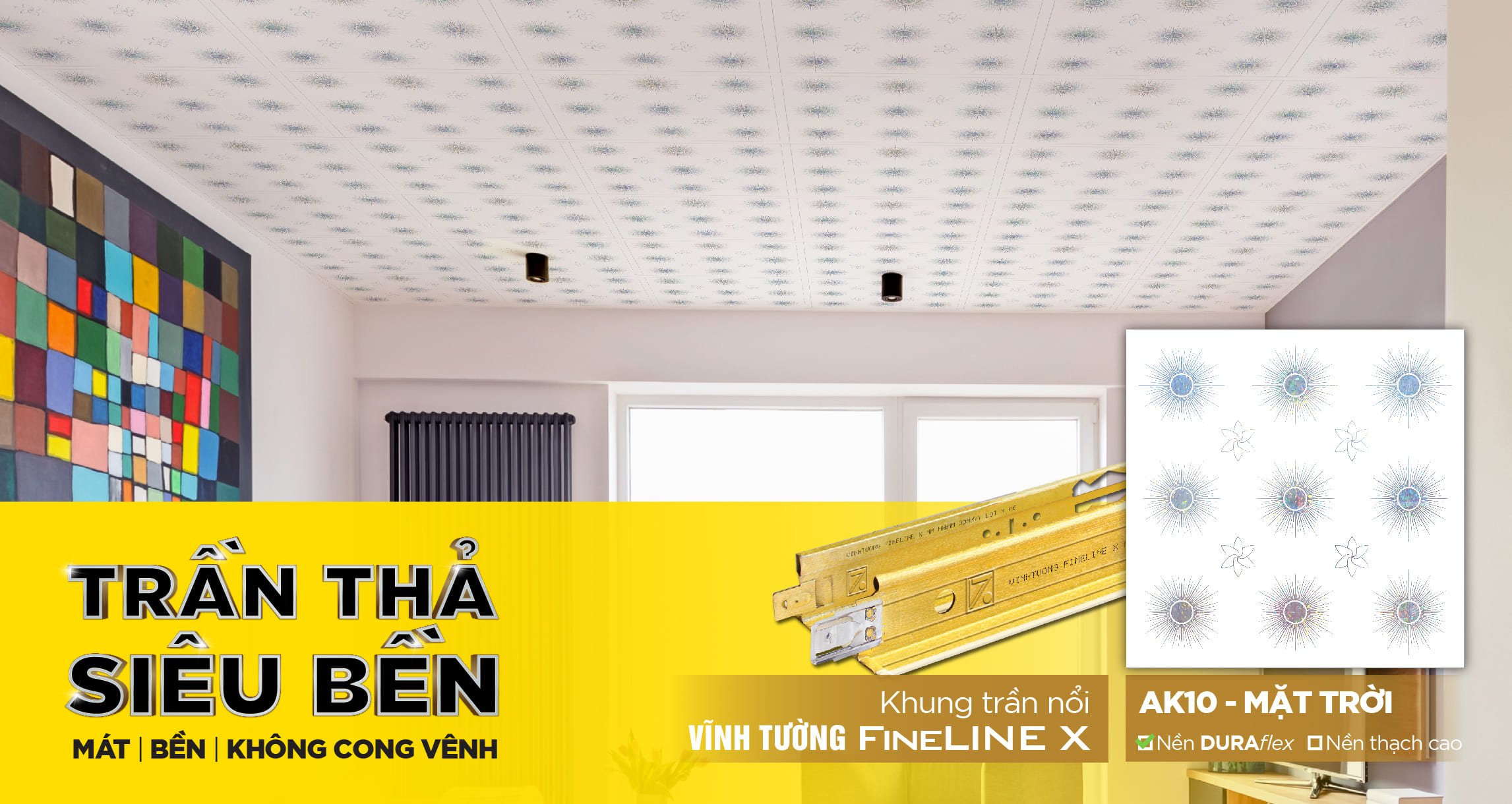 Trần thả Vĩnh Tường Siêu Bền