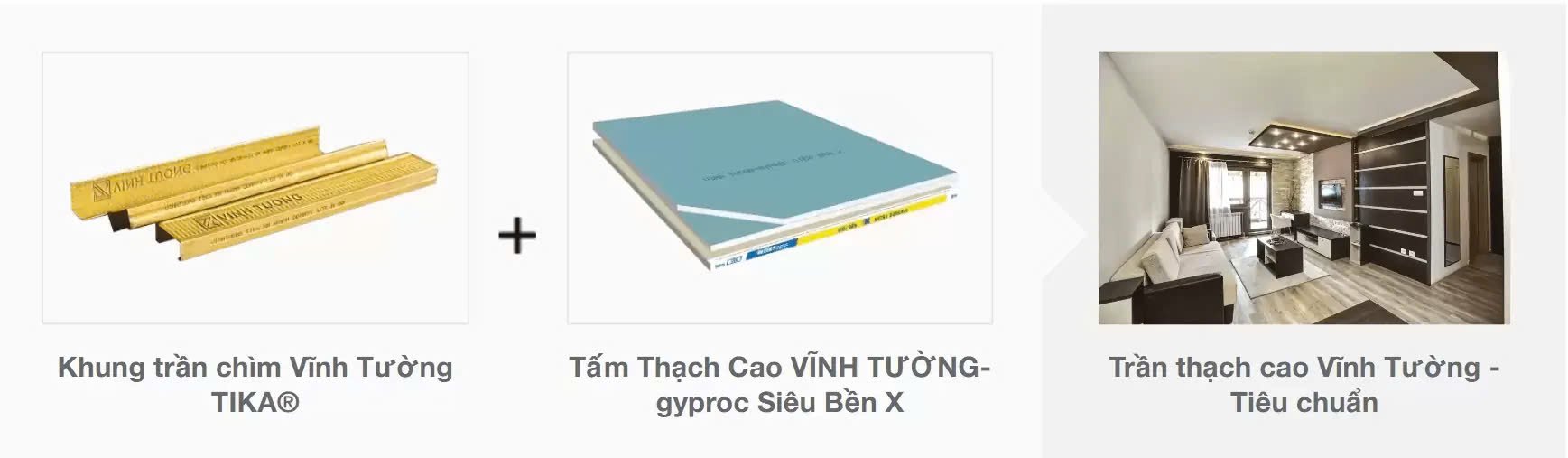 cấu tạo tấm thạch cao vĩnh tường siêu bền x